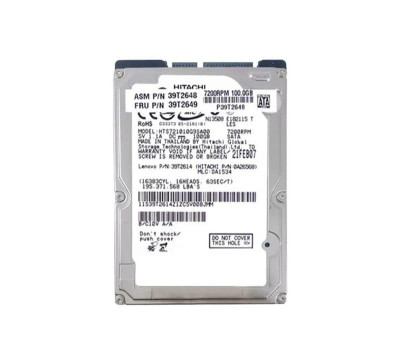 IBM 100GB 7200RPM SATA 1.5Gbps 8MB Cache 2.5 Internal Hard Drive for ThinkPad - Compatible with ThinkPad laptops