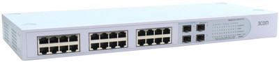 3C16487 - 3Com Baseline 2824 24-Ports 10/100/1000Base-T + 4x SFP Gigabit Ethernet Switch