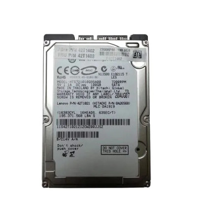 42T1403 - IBM 100GB 7200RPM SATA 1.5Gb/s 2.5" HDD
