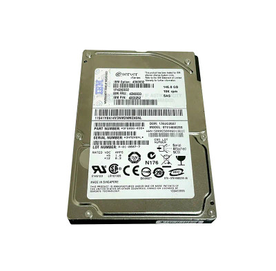 IBM 146.8GB 10000RPM SAS 3Gbps Hot Swap 2.5 Internal Hard Drive for ProLiant DL360p Gen8 Servers