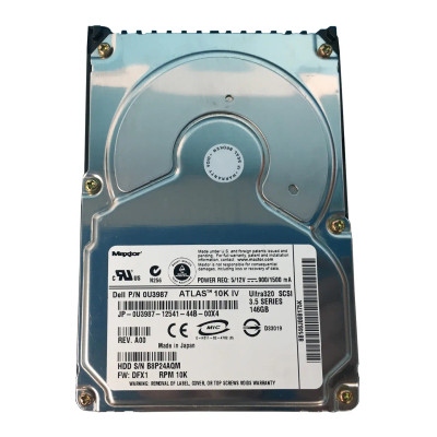 Dell 146GB 10000RPM Ultra 320 SCSI Hard Drive for ProLiant DL360p Gen8 Servers