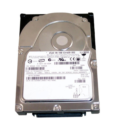 0U3990 - Dell 73GB 15000RPM Ultra-320 SCSI 3.5" HDD