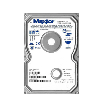 4A250J0 - Maxtor 250GB 5400RPM IDE 2MB 3.5" HDD