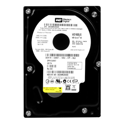 0UX837 - Dell 160GB 7200RPM SATA 3.5" HDD