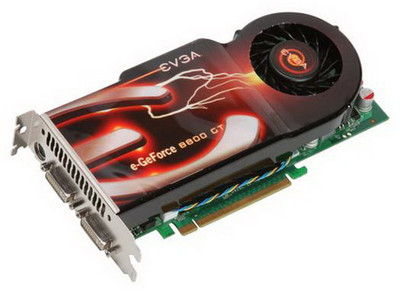 EVGA GeForce 8800 GT 512MB GDDR3 Graphics Card for SLI Support in PCI Express 2.0 x16 Slot