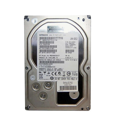 HP 2TB 7200RPM SATA 3Gbps MidLine 3.5 Internal Hard Drive for ProLiant DL360p Gen8 Servers HP 2TB 7200RPM SATA 3Gbps MidLine 3.5 Internal Hard Drive for ProLiant DL360p Gen8 Servers