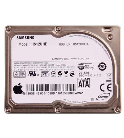655-1520D - Apple 120GB 4200RPM SATA 1.8" HDD