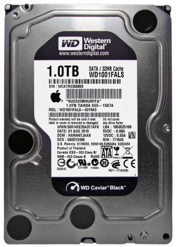 655-1567A - Apple 1TB 7200RPM SATA 3.5" HDD