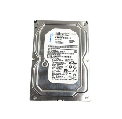 67Y2609 - Lenovo 500GB 7200RPM SATA 3.5" Hot Swap HDD