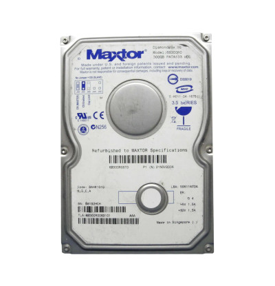 6B300R0 - Maxtor 300GB 7200RPM IDE ATA/133 16MB 3.5" HDD