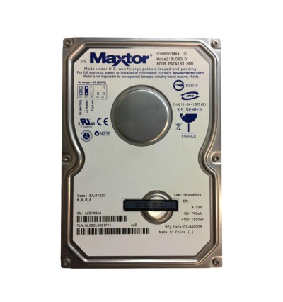 6L080L0 - Maxtor 80GB 7200RPM IDE ATA/133 8MB 3.5" HDD
