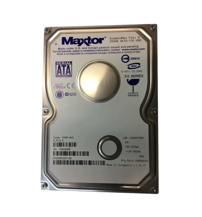 6Y200M0 - Maxtor 200GB 7200RPM SATA 8MB 3.5" HDD