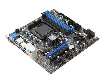 MSI Socket AM3+ AMD 760G Motherboard Gigabit Ethernet HD Audio - Compatible with AMD processors - Mounted in desktop