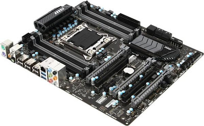 MSI X79A-GD45 Plus ATX Motherboard for Intel X79 Core i7 Processors, 8x DIMM, 4x SATA 6.0Gb/s - 7760-034R