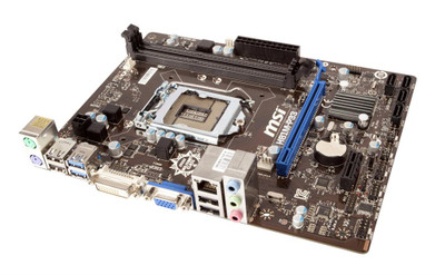MSI H81M-P33 LGA1150 Intel H81 Micro-ATX Motherboard for 4th Gen Core Processors, DDR3, 6x SATA - 7817-019R