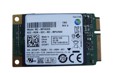 7C4P706 - Dell 32GB MLC SATA 6Gbps mSATA SSD