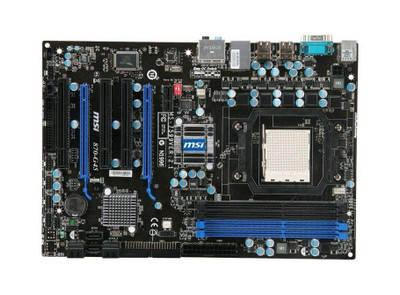 MSI 870-G45 Desktop Motherboard AMD Chipset ATX Socket AM3 PGA-941 16GB DDR3 SDRAM Ultra ATA/133 Serial ATA/300 7.1
