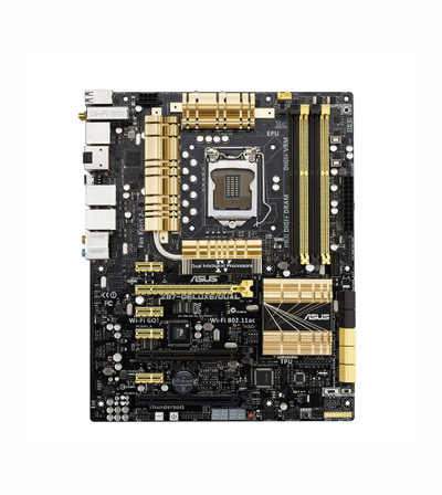 90MB0FA0-M0EAY0 - Asus Z87-DELUXE/DUAL Desktop Motherboard Intel Z87 Express Chipset Socket H3 LGA-1150