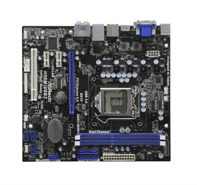 90-MXGEU0-A0UAYZ - ASROCK LGA 1156 H55 DDR3 USB3 Motherboard