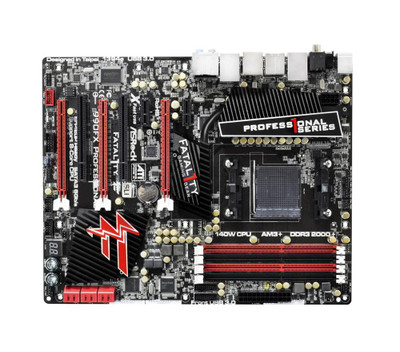 ASRock 990FX-PROFESSIONAL Socket AM3/AM3+ Motherboard AMD Phenom/Athlon Processors DDR3 SATA3 ATX