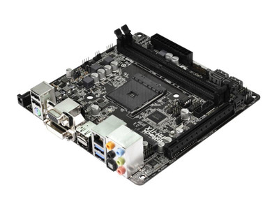 ASRock AM1H-ITX Mini-ITX Motherboard for AMD Athlon/Sempron Processors, DDR3 Support, 2x SATA3 6.0Gb/s