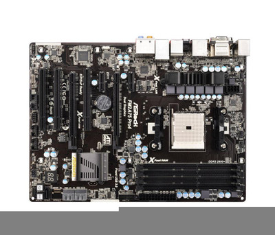 ASRock ASR-FM2A75-PRO4 Socket FM2 AMD A75 ATX Motherboard for 100W Processors, DDR3, 5x SATA3 6.0Gb/s