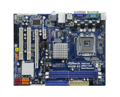 ASRock G41M-S3 LGA 775 Intel G41 Micro-ATX Motherboard DDR3 4x SATA2 Compatible with Core 2 Processors