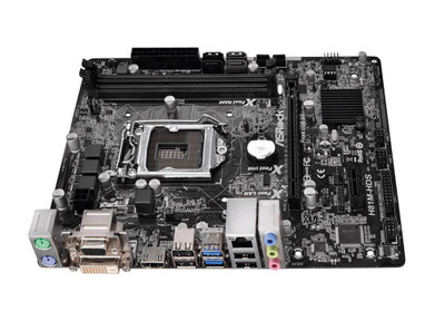 ASRock H81M-HDS LGA1150 Micro-ATX Motherboard for Intel Processors DDR3 SATA3 6.0Gb/s