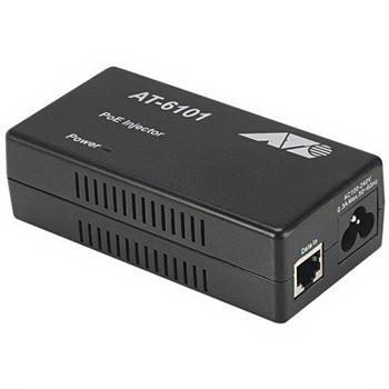 AT-6101G-10 - Allied Telesis Single Port Gigabit Ethernet PoE Injector