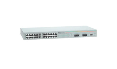 Allied Telesis 24-Port Fast Ethernet Managed Switch AT-8026FC, Rack-mountable, 2x 100Base-FX Ports, Layer 2 Switch Allied Telesis 24-Port Fast Ethernet Managed Switch AT-8026FC, Rack-mountable, 2x 100Base-FX Ports, Layer 2 Switch