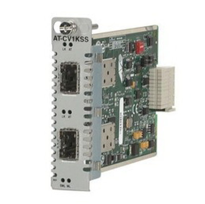 AT-CV1KSS - Allied Telesis 1000X to1000X SFP Converteon Series Line Card Network Media Converter