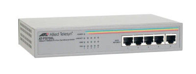 Allied Telesis AT-FS705L-30 5 Port 10/100TX Unmanaged Layer 2 Switch - Compact design, ideal for small networks