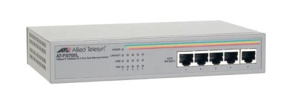 Allied Telesis 5-Port 10/100Mbps Unmanaged Switch AT-FS705L-60 for Small Networks