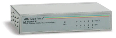 AT-FS705LE-10 - Allied Telesis 5-Port 10/100Mbps Unmanaged Network Switch