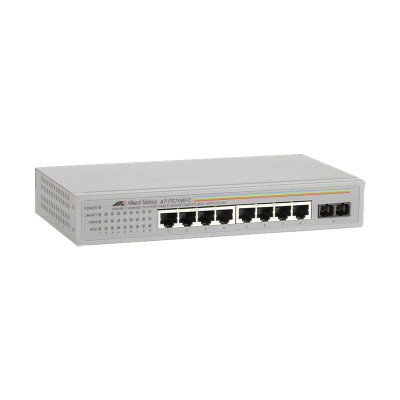 AT-FS709FC-10 - Allied Telesis 8-Port 10/100Base-TX RJ-45 Unmanaged Switch