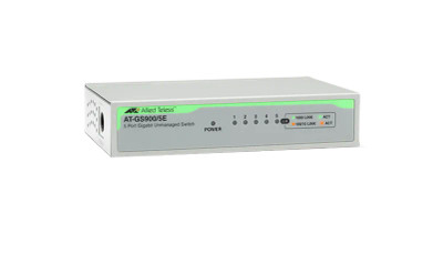 AT-GS900/5E - Allied Telesis 5-Port Gigabit Unmanaged Network Switch