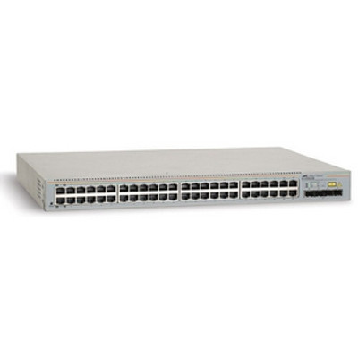 AT-GS950/48-50 - Allied Telesis AT-GS950/48 Gigabit Web Smart Network Switch 48 x 10/100/1000Base-T LAN 4 x SFP (mini-GBIC) Shared