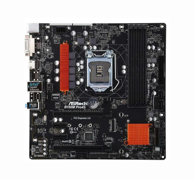 ASRock B150M Pro4S LGA 1151 Micro-ATX Motherboard Intel B150 Chipset DDR4 SATA3 Compatible with 7th/6th Gen Core CPUs