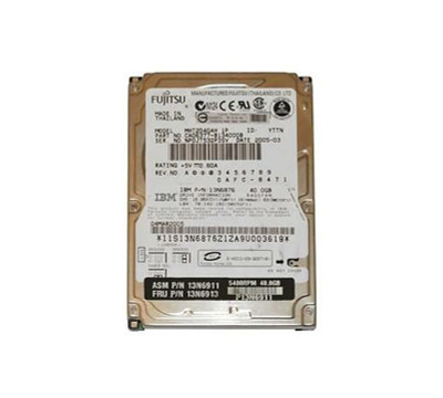 13N6913 - IBM 40GB 5400RPM ATA-100 2.5" HDD