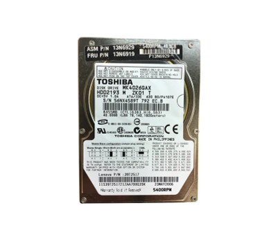13N6919 - IBM 40GB 5400RPM IDE ATA-100 2.5" HDD