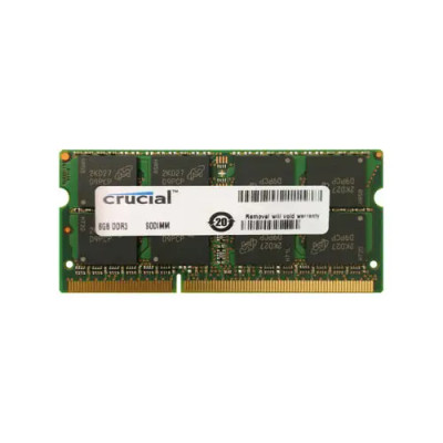 Crucial 8GB DDR3-1600 ECC SoDimm Memory Module, Low Voltage, Dual Rank - Compatible with ProLiant DL360p Gen8 Servers
