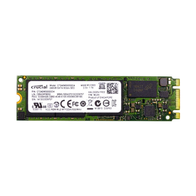 Crucial M500 Series 240GB MLC SATA 6Gb/s M.2 SSD for ProLiant DL360p Gen8 Servers
