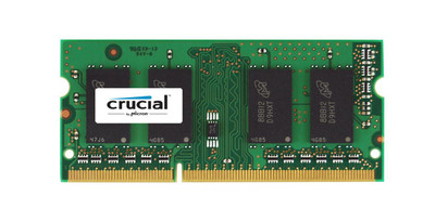 Crucial 4GB DDR3-1600MHz SoDimm for Laptops - CT3337483 - Non-ECC Unbuffered - 204-Pin - 1.35V