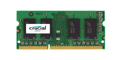 CT4014482 Crucial 2GB PC3-12800 DDR3-1600MHz non-ECC Unbuffered CL11 204-Pin SoDimm 1.35V Low Voltage Single Rank Memory Module HP Pavilion dv7-7090sf