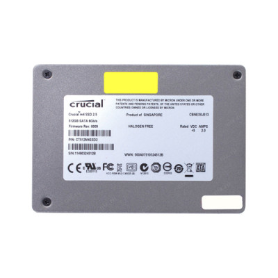 Crucial M4 Series 512GB MLC SATA 6Gbps SSD for 2.5-inch Internal Drive with 3.5-inch Adapter Kit