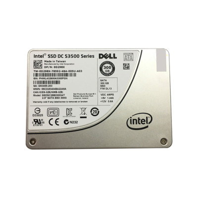 D298X - Dell 300GB SATA 6Gb/s 2.5" MLC SSD