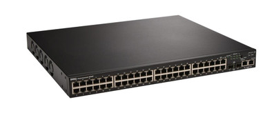 D3548P - Dell 48-Port Fast Ethernet 2-Port Gigabit PoE Switch