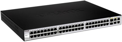 DES-1210-52 - D-LINK 48-Port 10/100 2 Gigabit 2 SFP Network Switch