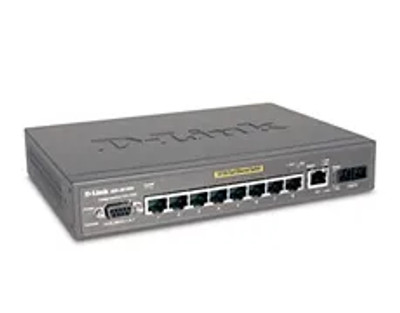 D-Link DES-3010FA Managed 8-Port 10/100 Switch with Gigabit and 100Base-FX MMF Ports for Network Connectivity