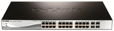 D-Link DGS-1210-28P 24-Port PoE L2 Ethernet Switch for Network Infrastructure